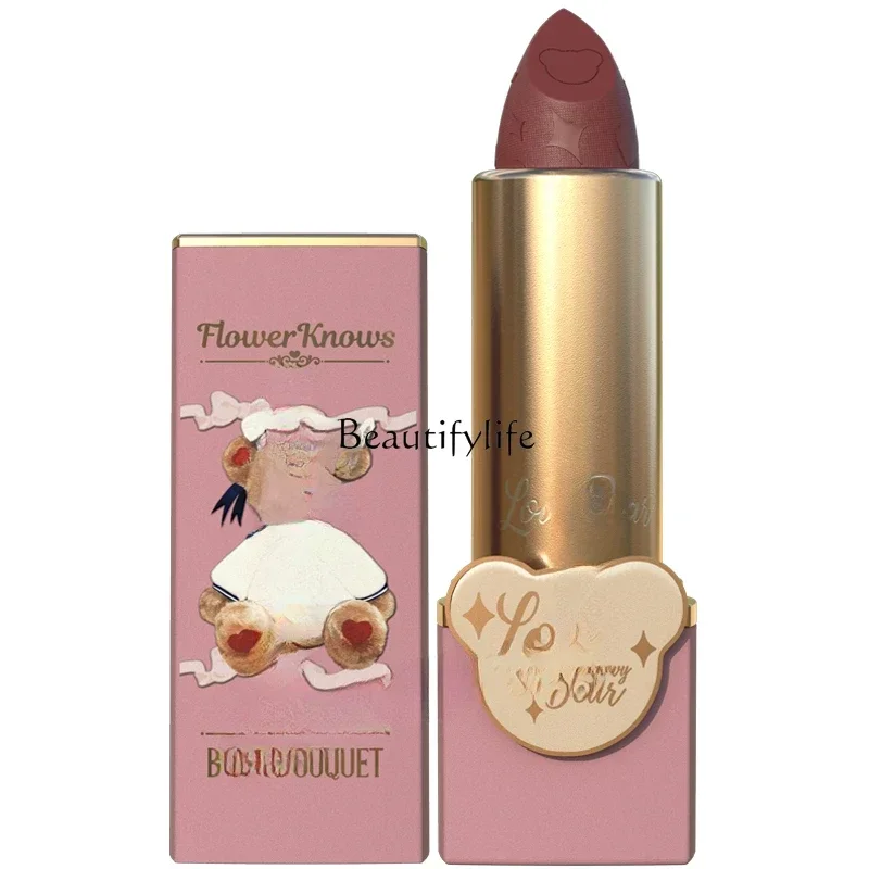 Flower Know Lipstick Ripple Soft Mist Retro White Velvet Matte Milk Chestnut