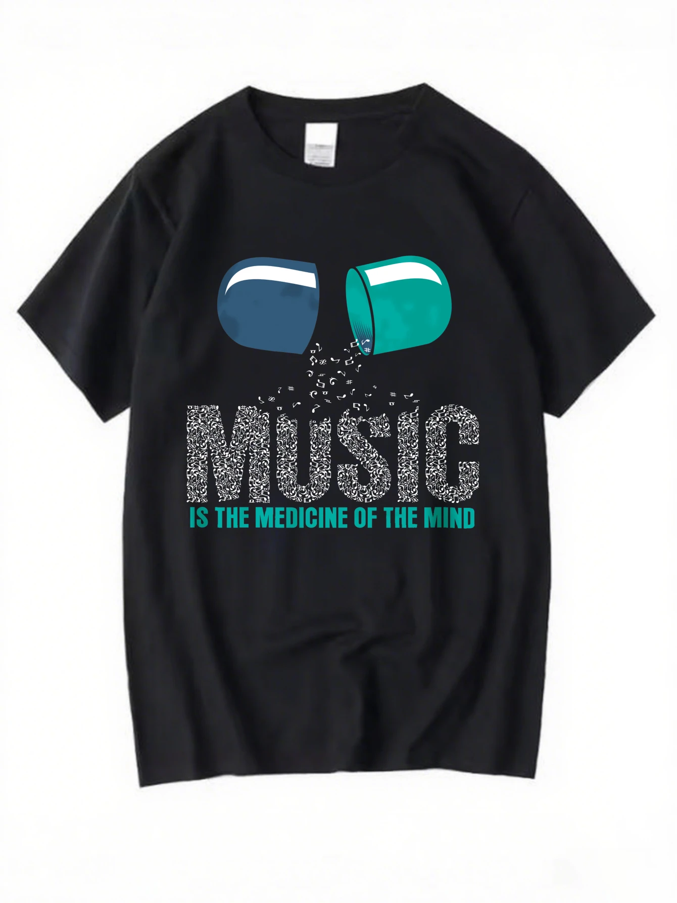 

Vintage Vintage Guitar Skull Graphic T-Shirt for Men, Rock Gothic Short Sleeve Tee, Guitar Skull Print Tops