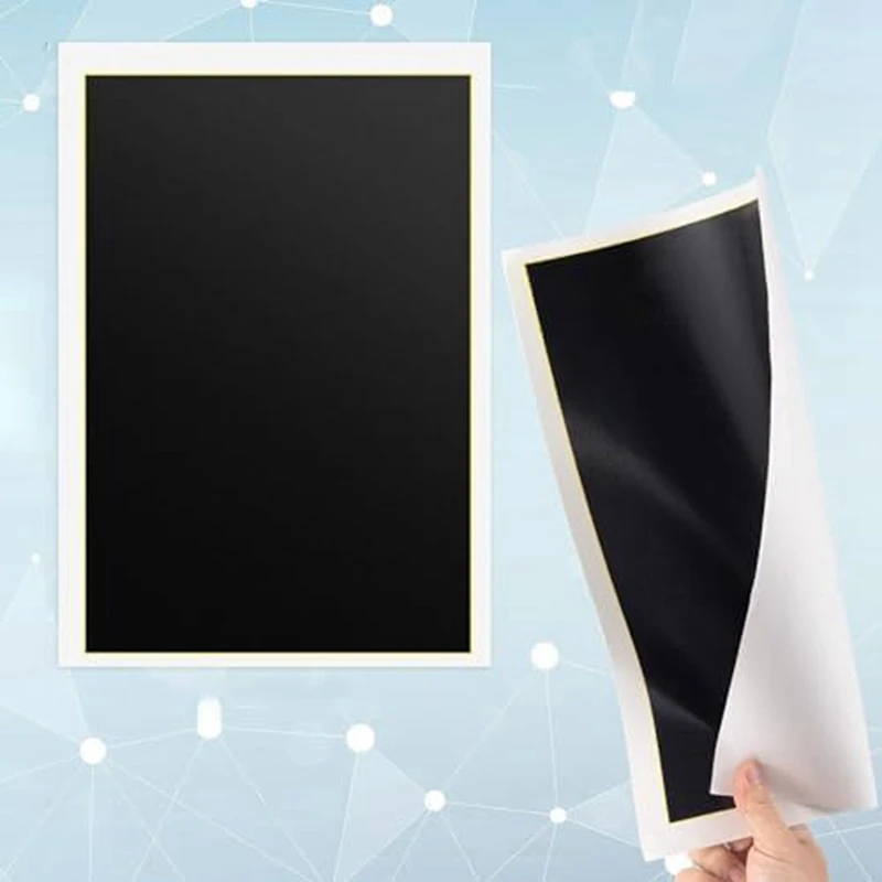 4 Sheets Black Laser Engraving Marking Paper Non-Metallic Engraving Paper For Ceramics Glass Ceramic Tiles Metal Easy To Use