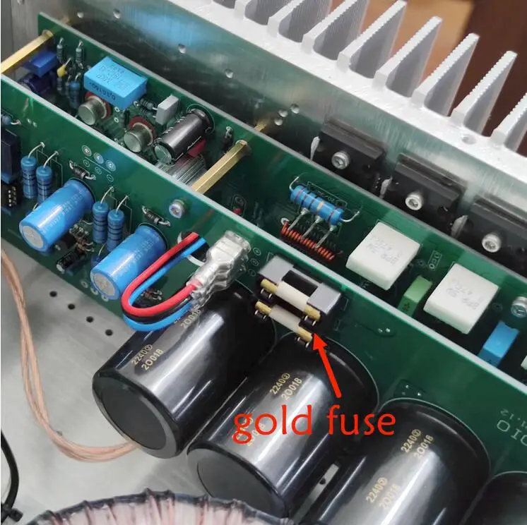 Master-Version fm801 Hifi-Zweikanal-Leistungs verstärker mit symmetrischem Eingang 250W/8 Ω, 500W/4 Ω