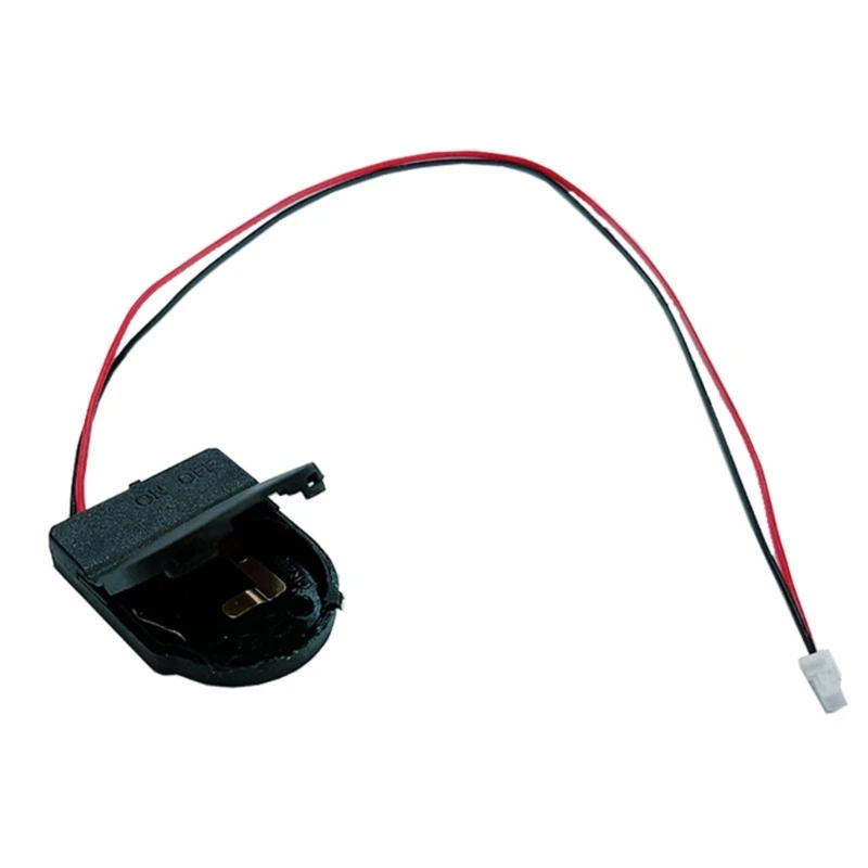 RTC Battery Box Battery Power Supply Cable for Raspberry Pi 5 Development Board (Not Include CR2032 Battery)