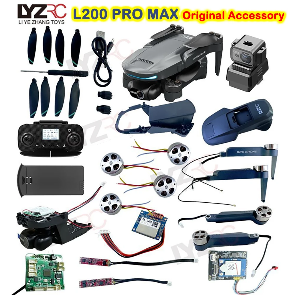 LYZRC L200 PRO MAX Drone Original Accessory L200 PRO MAX Body Shell / Propeller / Motor Arm / Receive / Obstacle Avoidance etc.