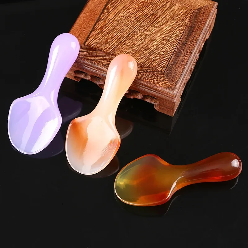 

Resin Cervical Massager Arc Guasha Shovel Face Neck Skin Lifting Wrinkle Remover Beauty Care Tool Reduce Puffiness Scraper Plate