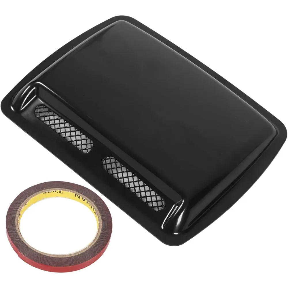 

aramox hood air intake cover, hood scoop vent bonnet cover decorative air intake covers with self adhesive design for cars(brigh