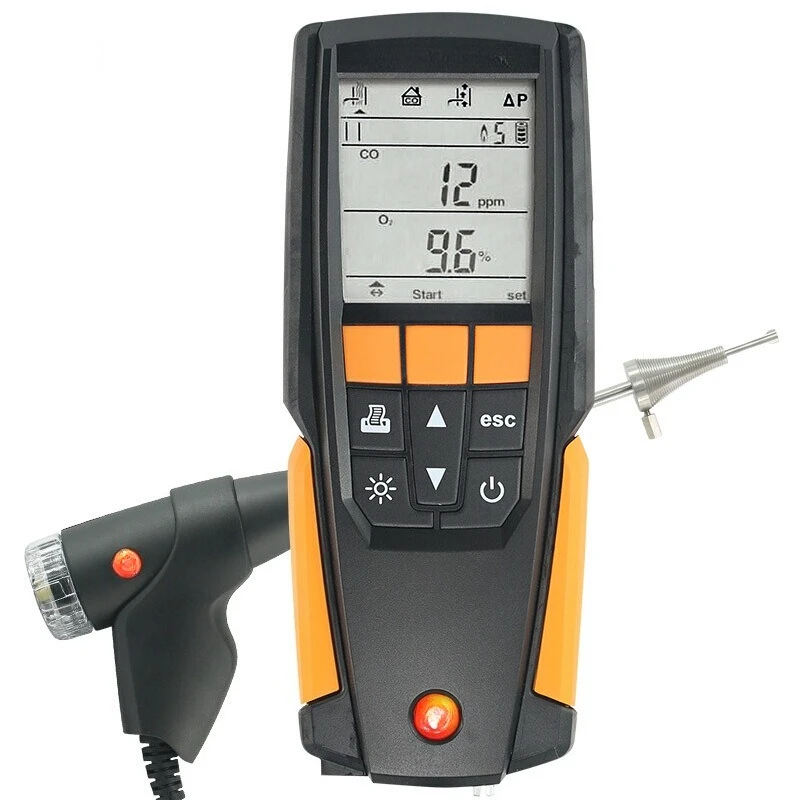 

Flue gas analyzer, gas wall-hung boiler, combustion efficiency, measuring instrument