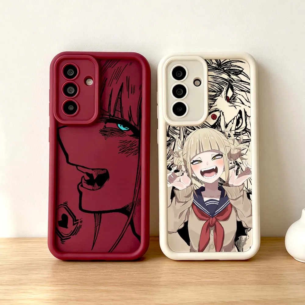 Anime Himiko Toga For Samsung Galaxy A73 A72 A71 A56 A55 A35 A25 A54 A53 A52 A51 A32 Eye Ladder Phone Case Cover