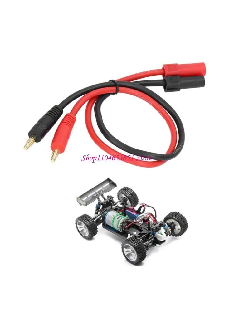 Model Battery Charging Cable XT150 to 4.0mm Banana Wire 12AWG Silicone Structure for Battery Charging, Single Cable Pack, and