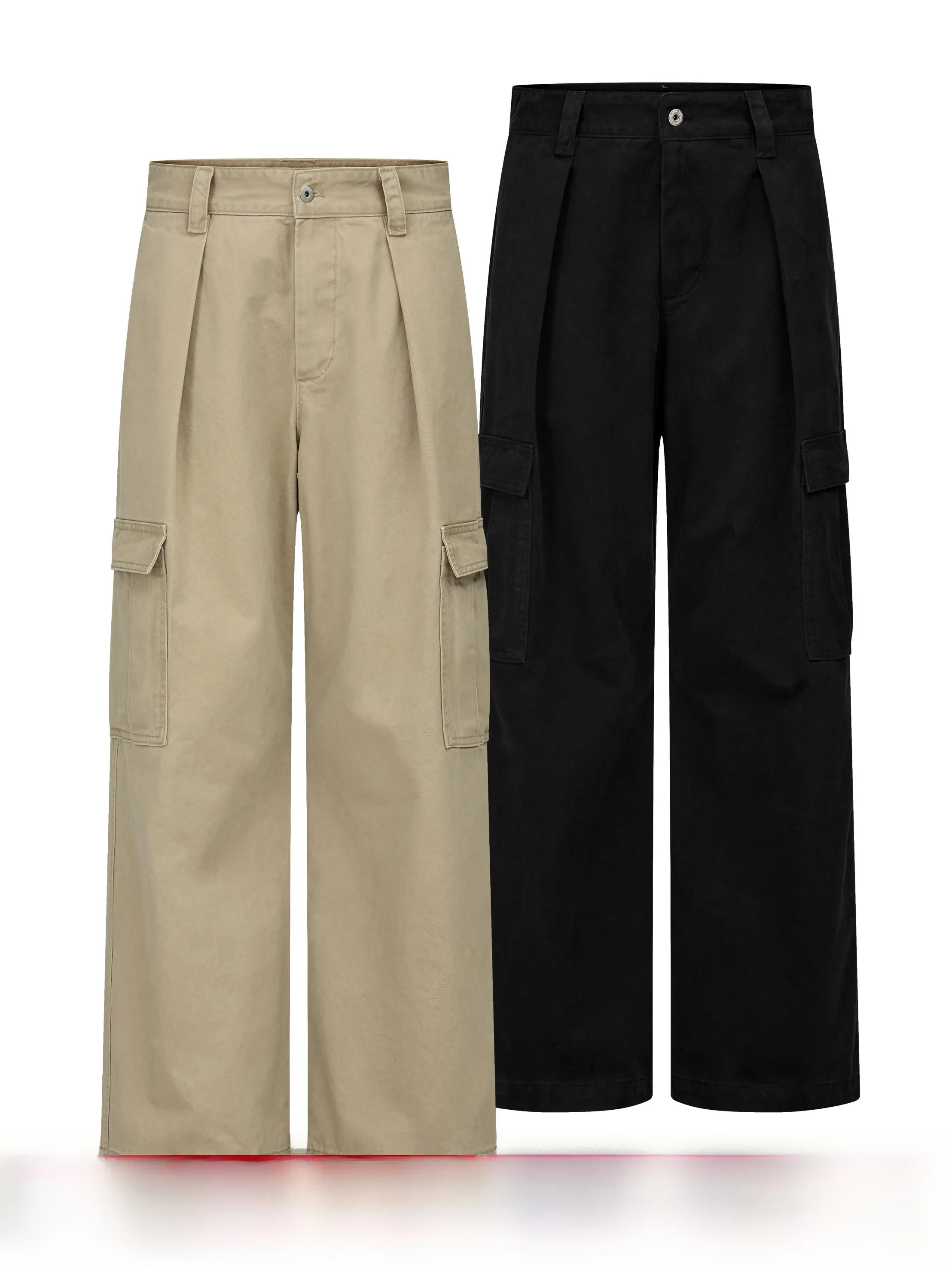 

Taichiism Extreme ape Baggy Long Pants Waed Versatile Trousers Youthful Workwear Straight Leg All Season Color