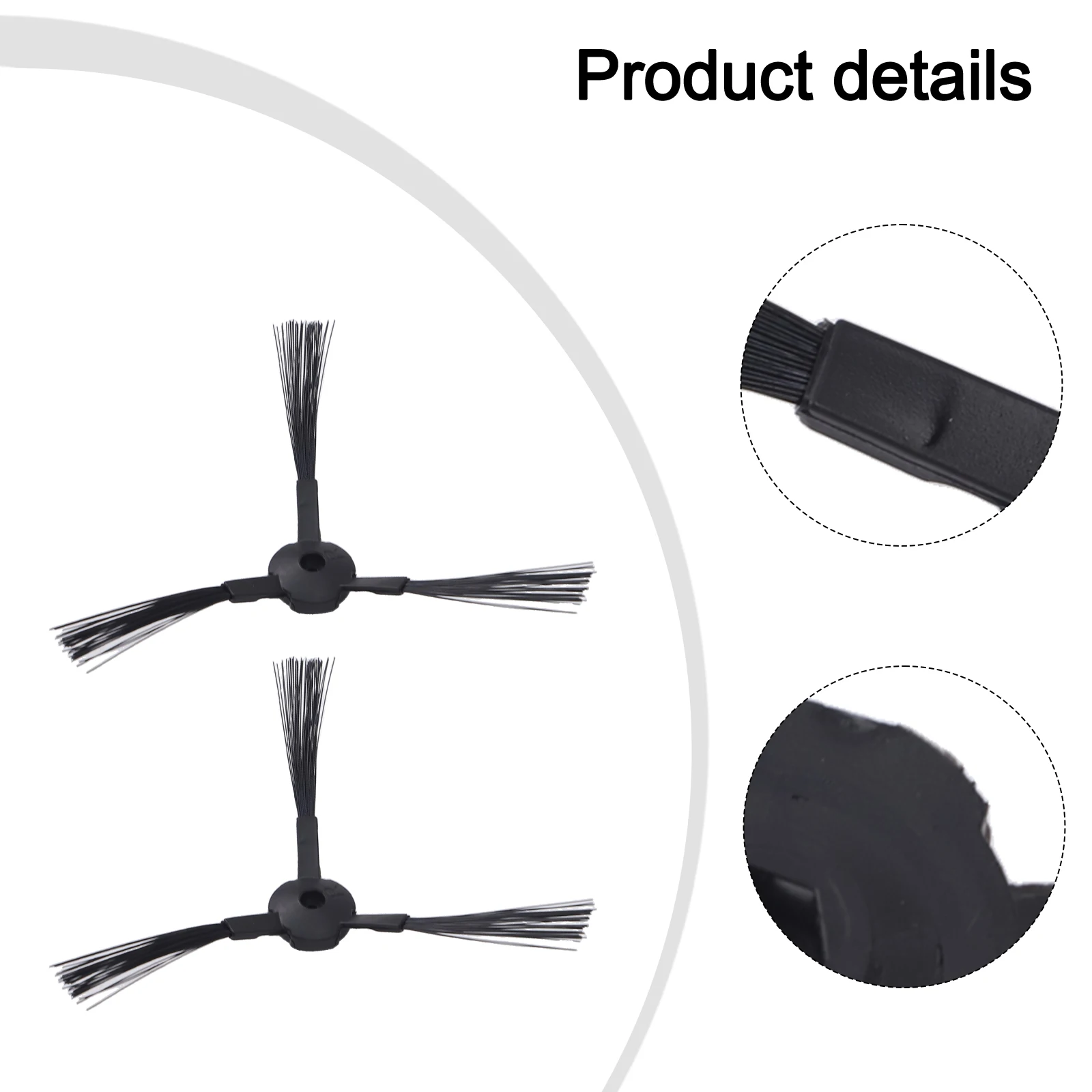 For ILIFE A12 for Pro Vacuum Cleaner Accessory Side Brush Replacement Set Fits V9 V9 for Pro G9 G9 for Pro 4 pcs or 10 pcs