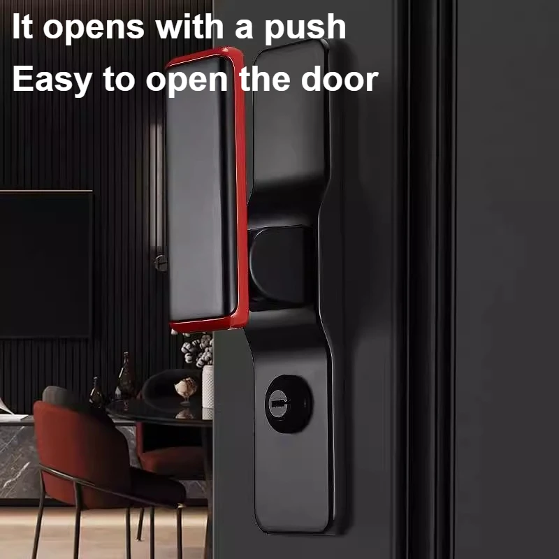 New Generation Simple Silent Direct Push Locks Upgraded Pull Push  Unlock Indoor Bedroom Doors Solid Wood Door Locks for Offices