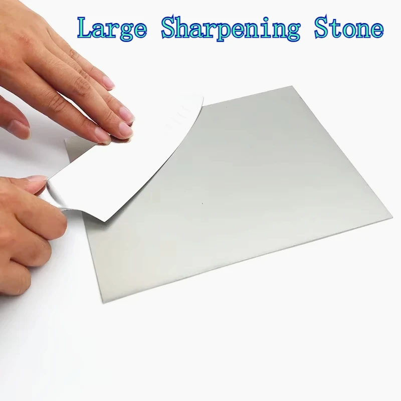 

Professional Knife Sharpener Whetstone1000 Diamond Plate Hard Large Sharpening Stone Edge Blade Apex Sheet Ruby Spyderco