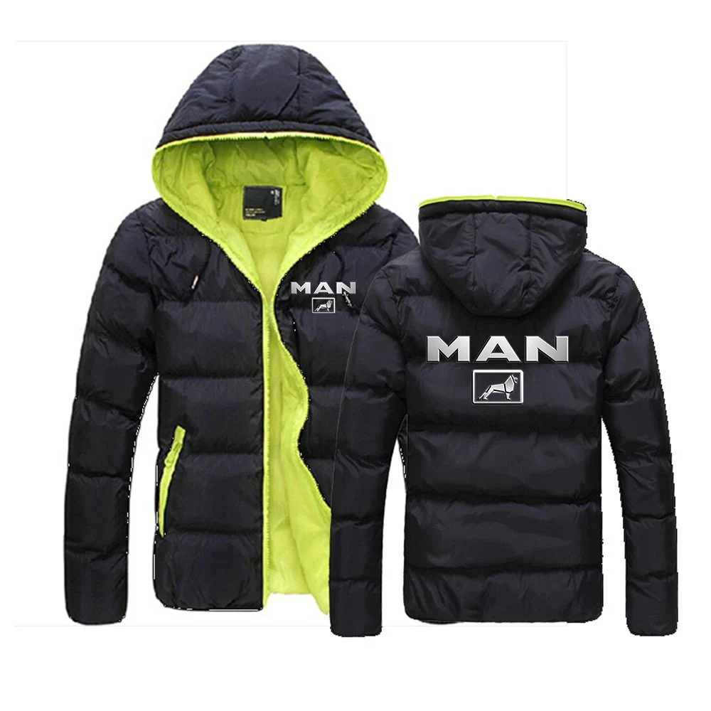 2023 New Men Autumn Winter Truck Man Car Logo Hot Sale Six-color Cotton Suit Jacket Casual Hooded Solid Color Fashion Coat Tops