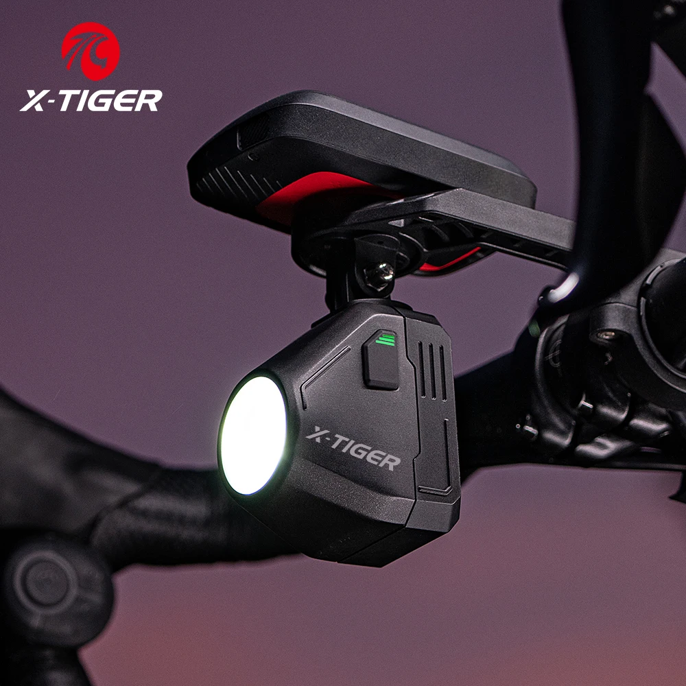 X-TIGER Super Bright 1600 Lumens Bike Light  Wireless Remote 5 Modes IP66 Waterproof Anti-Glare for MTB Road Cycling Adventures