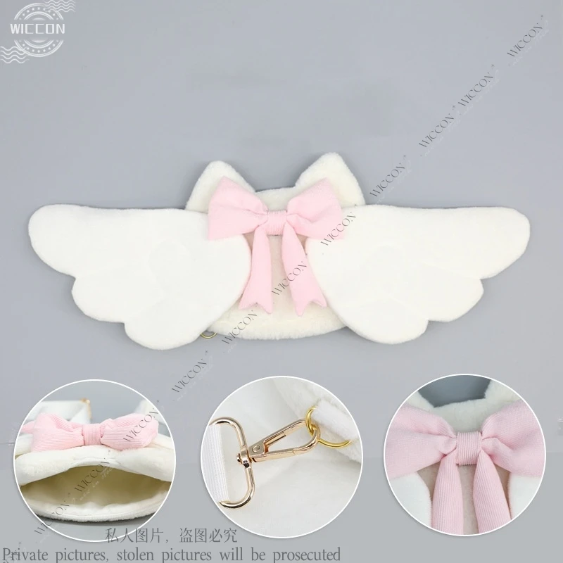 Peluş Sevimli Melek Çizimli Çanta Kız Comic-Con Günlük Sokak Karikatür Lolita Iki Yuan Sırt Çantası Cadılar Bayramı Partisi Hediye Kadın Erkek