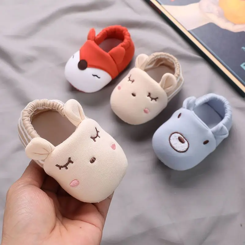 Chaussures et chaussettes bébé Freshman pour le printemps et l'automne, nodrop, 0-12 mois. Les bébés masculins et féminins apprennent à marcher, chaussures à semelles souples