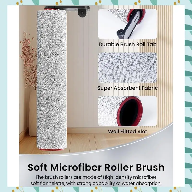 

A71P Hepa Filters And Brush Roller For Dreame H12 Pro/ H12 Dual Wet Dry Vacuum Cleaner Spare Parts Accessories Set