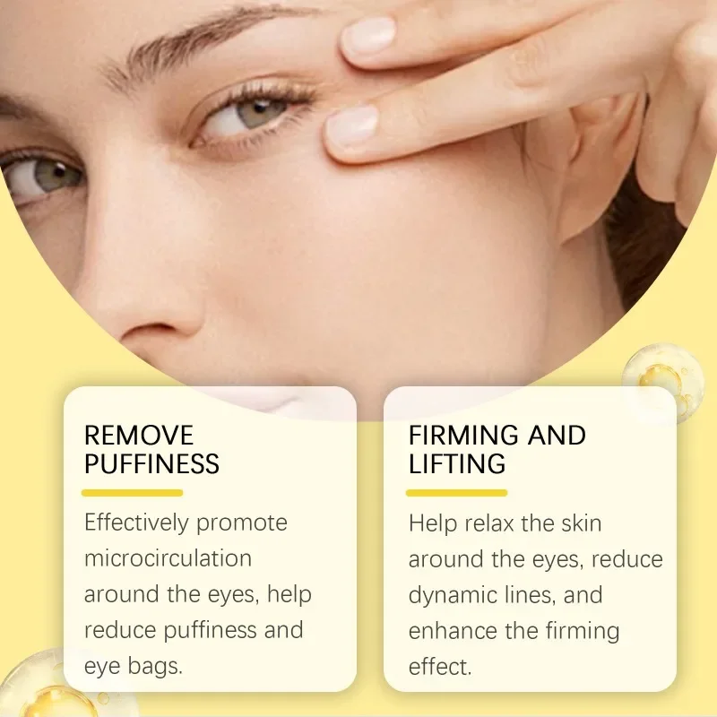 Tightening Eye Cream Firming Eyes Skin Lightening Lines Anti Puffiness Eye Massage Moisturizing Hydrating Eye Cream Product 15g