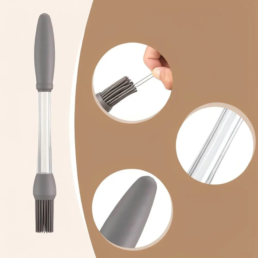 Heat Resistant Basting Brush Set Silicone Tool For Kitchen Cooking Baking BBQ Grill Oil Sauce Spreader Easy Clean Utensil