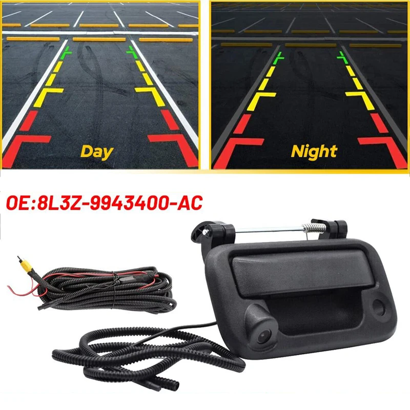 

Ручка задней двери с камерой заднего вида, камера заднего вида для Ford F150/F250/F350/F450 OE: 8L3Z-9943400-AC