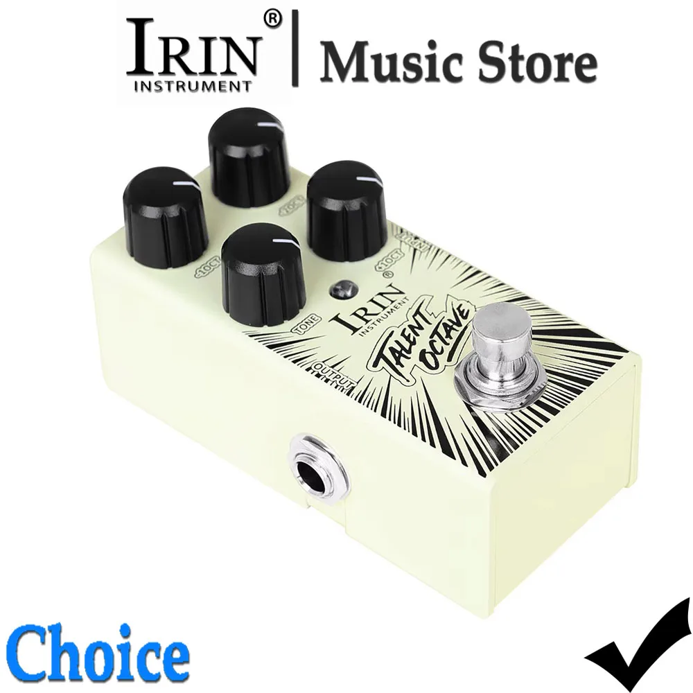 RF-19 TALENT OCTAVE Guitar Effector Pedal – Polyphonic Triple Octave Harmonizer Create 3 Separate Voices Effect Guitar Pedal