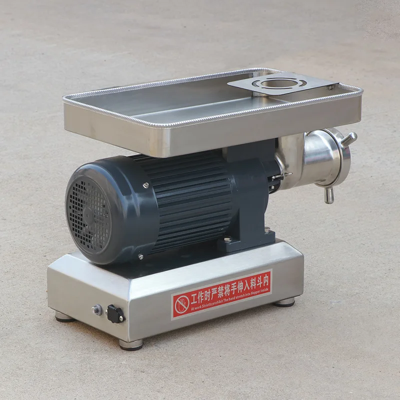 32-Type desktop stainless steel electric meat grinder, meat grinder, meat mixer, efficient processing in commercial butchers
