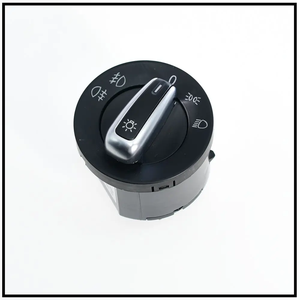 1 Pcs OEM Chrome European Headlight  Control Switch For VW Golf  Mk5 Mk6 Passat B6 5ND 941 431 A 5ND941431A