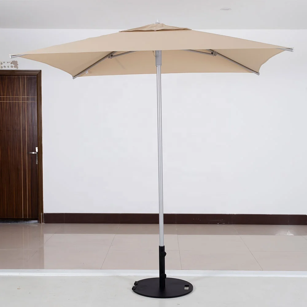 MIA High-end Push Umbrella Patio 2x2m for Garden Custom Logo Outdoor Garden Parasols