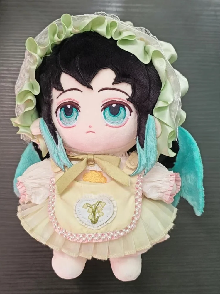 Na Stanie 20cm Anime Demon Slayer Tokitou Muichirou Uszy Bestii Bawełniana Lalka Pluszowa Figurka do Przebierania Zabawki Prezenty