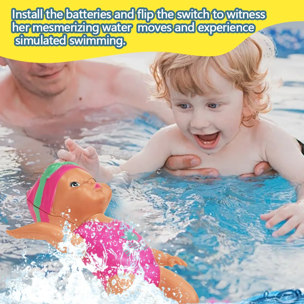 Beurre de natation imperméable pour enfants, joint mobile et poignées amovibles, jouet de bain pour enfants, cadeau d'anniversaire