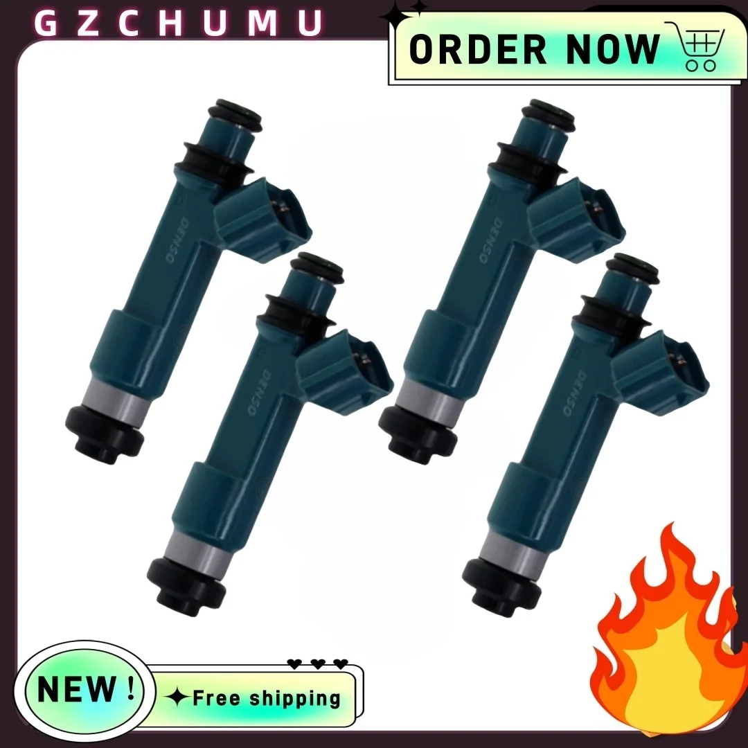 

GZCHUMU High Quality Set of 4 Fuel Injectors 297500-0460 For Mazda 2 2011-2014 1.5L L4 Ford Fiesta