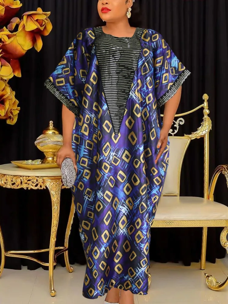 African Dresses For Women Muslim Fashion Abayas Boubou Dashiki Ankara Outfits Evening Gown Dubai Kaftan Abaya Robe Marocaine