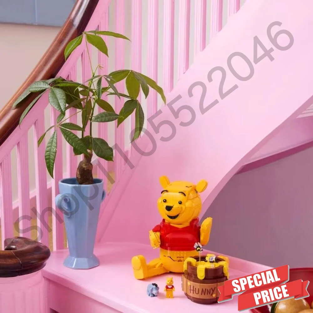 Super popular 1399pcs  Bricks Winnie The Pooh Building Blocks Cartoon Movie Bear Model Assemble for Christmas Gifts - view 4