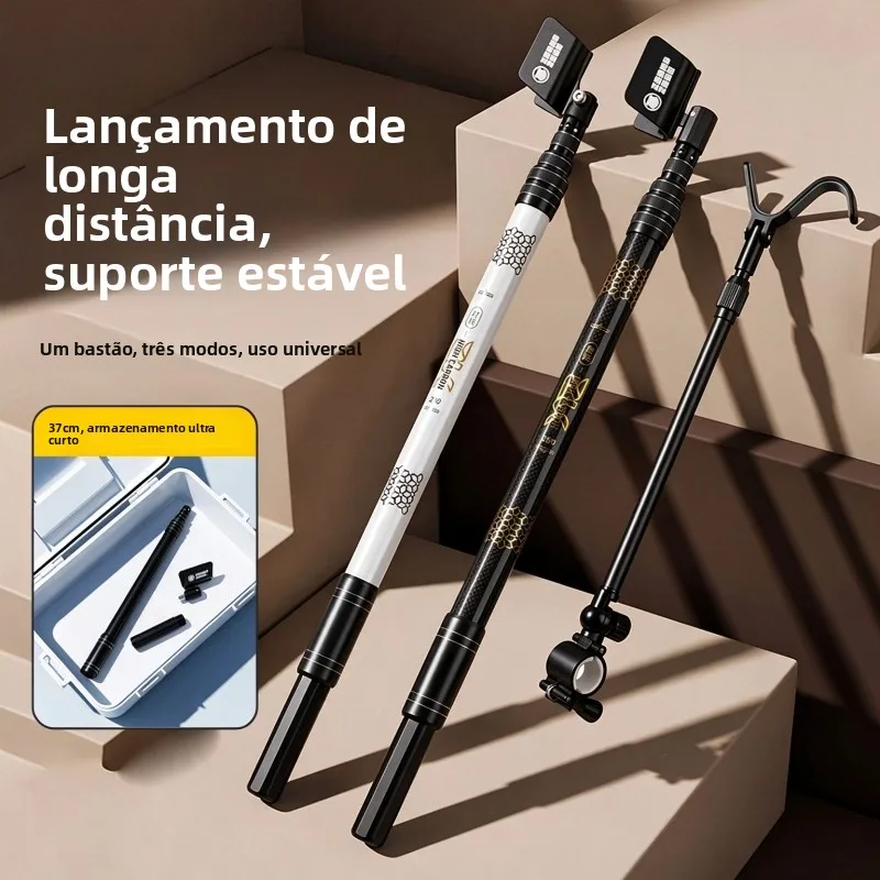 ultra-short-37cm-carbon-fishing-rod-stand-super-lightweight-portable-extendable-support-for-far-casting-river-lake-fishing