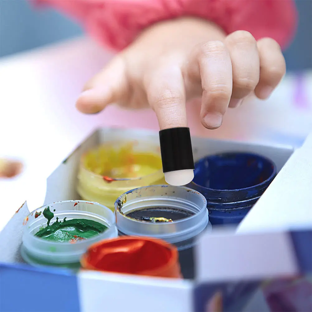 

6Pcs Finger Painting Sponge Drawing Tools Sponge Daubers Graffiti Stamper Easy Use Kids Crafts Painting Doodle Tool