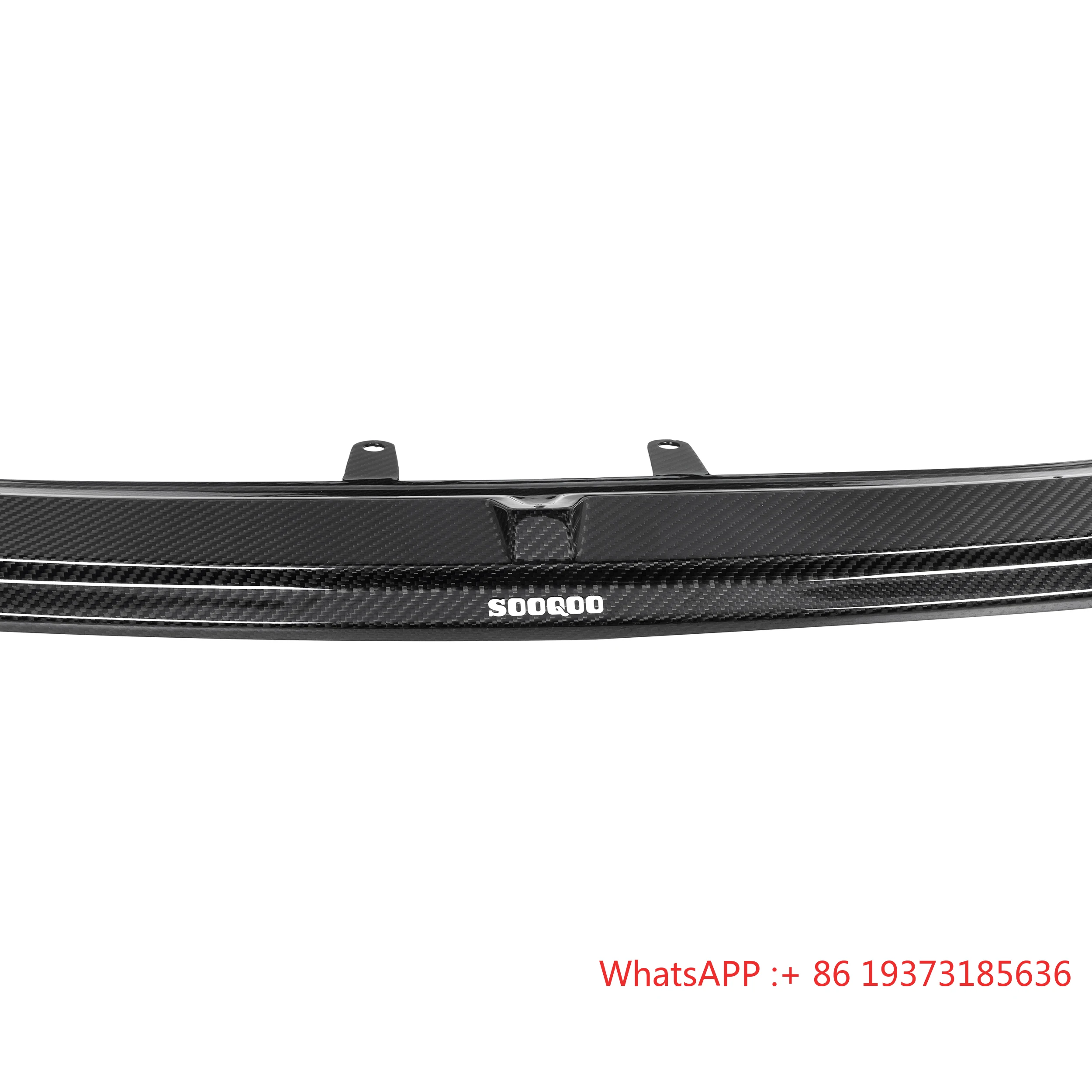 3 PCS 100% Dry Carbon Fiber SQ Style Front Bumper Lip for BMW 8 Series G14 G15 G16 2020+ Carbon Fiber Front Spoiler Lip