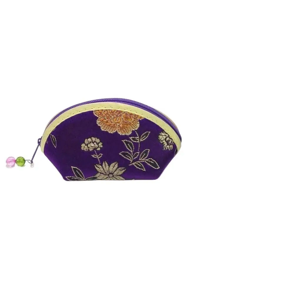 

Auspicious Cloud Embroidery Zip Bracelet Bag Gift Pouch Jewelry Case Women Jewelry Bag Chinese Style Storage Bag Purse Pouch