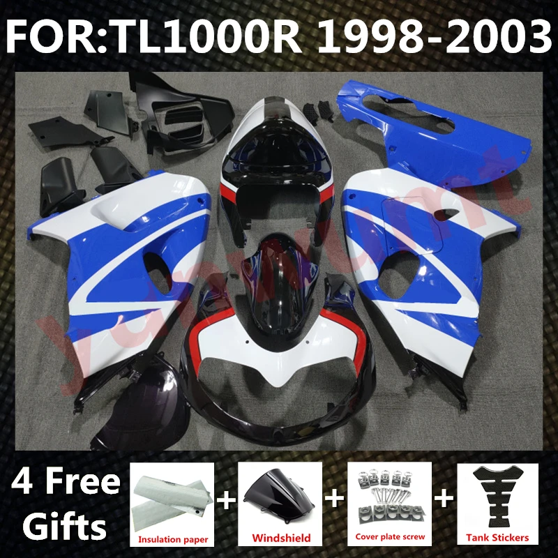 Motorcycle fairings Bodywork kits fit for TL1000 TL1000R 1998 1999 2000 2001 2002 2003 98 99 01 02 03 full Fairing kit ZXMT