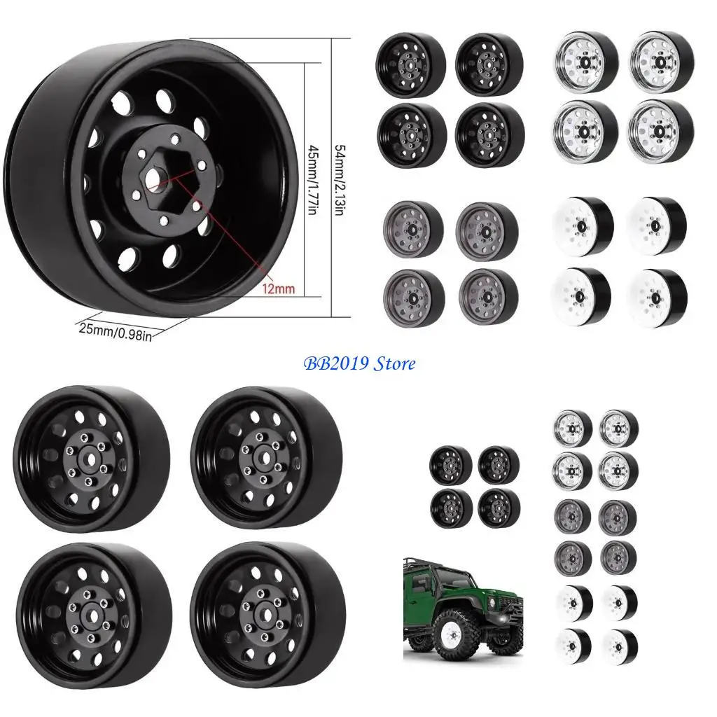 

Q0KB Игровое транспортное средство Часть 1.9 ’Колесовый концентратор прочных модифицированных комплектов для 1:10 Offroad Toy