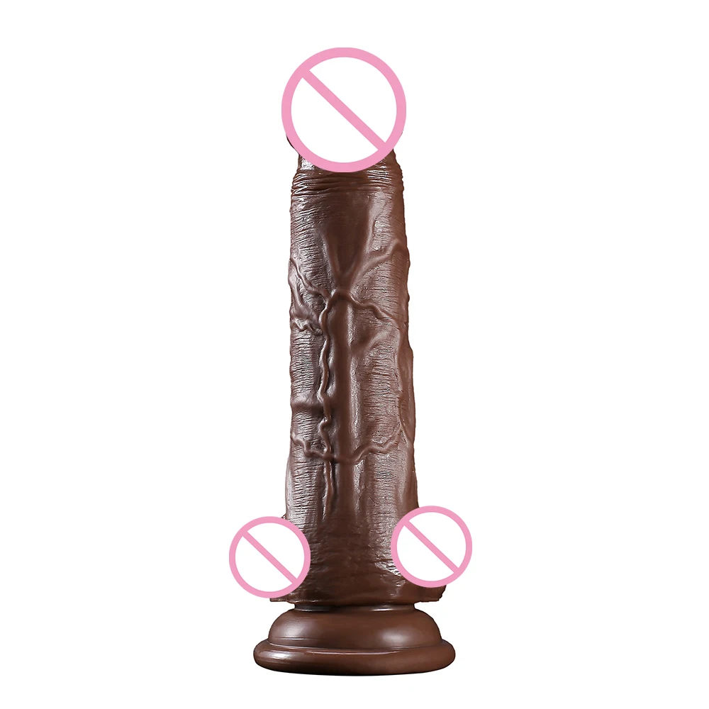 Brown  Strap On  Realistic Dildos for Women Sex Toys with Suction Cup Dildo G-Spot Pussy Vagina Masturbator Adult Sex Products view 5