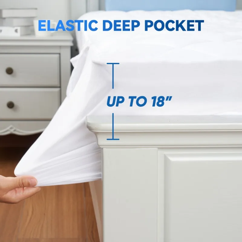 코랄 플리스 10단계 온도 조절 자동 꺼짐 기능 최대 18인치 깊이 포켓에 적합 세탁기 사용 가능 편리한 타이머 기능