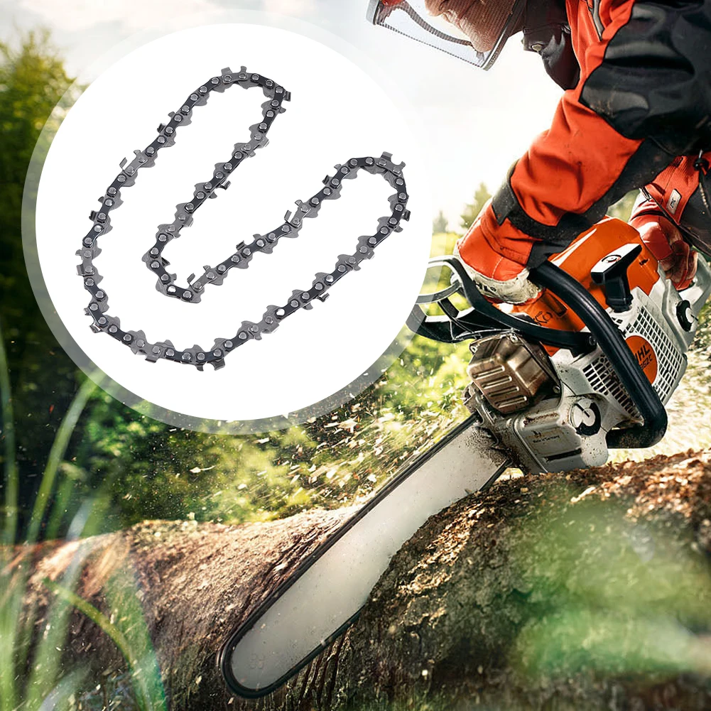 

8-дюймовая мини-стальная цепь бензопилы 45/48 приводные звенья, сменная цепная пила, лезвия бензопилы для резки деревянных ветвей