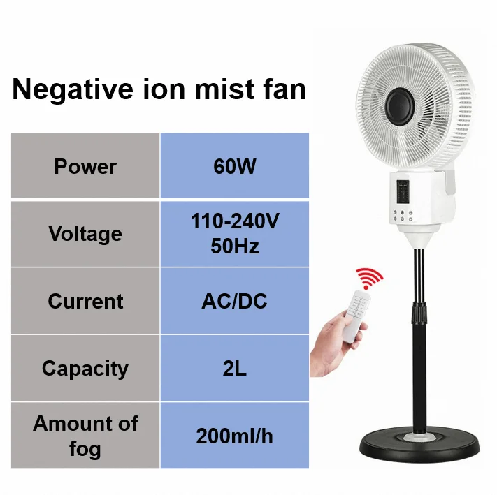 Products Factories Customizable High Quality Fans Mist Fan