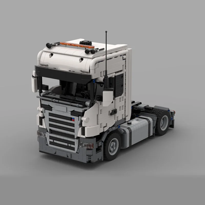 City Car Model MOC Building Bricks R500 Heavy-Duty Traction Truck Modular Technology Children Holiday Gifts Assemble Toys Suit