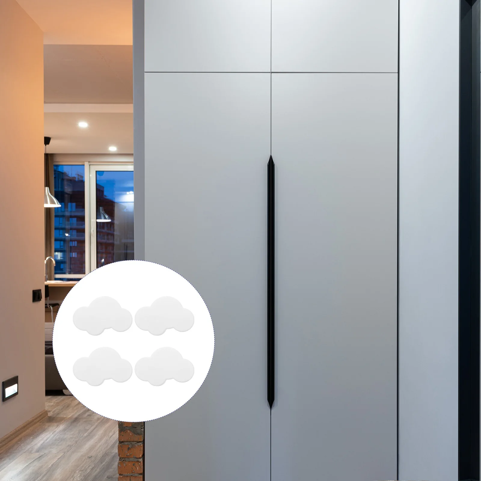 

4Pcs Cartoon Cabinet Door Pull Handles Lovely Small Knobs for Wardrobe Drawer Cupboard Furniture Bookcase Pull Knobs