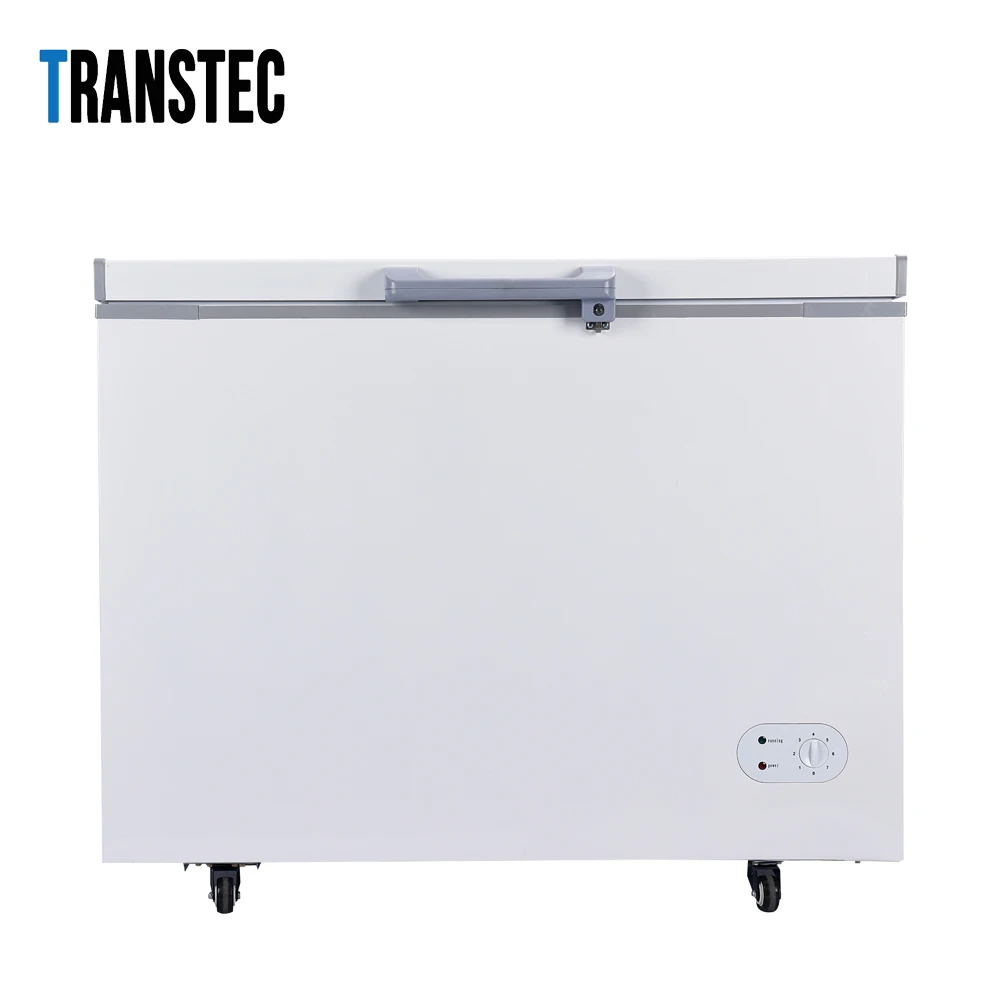 Cost-effective Solar Chest Deep Freezer 258L Single Door Run on Solar System for Commercial and Domestic Use