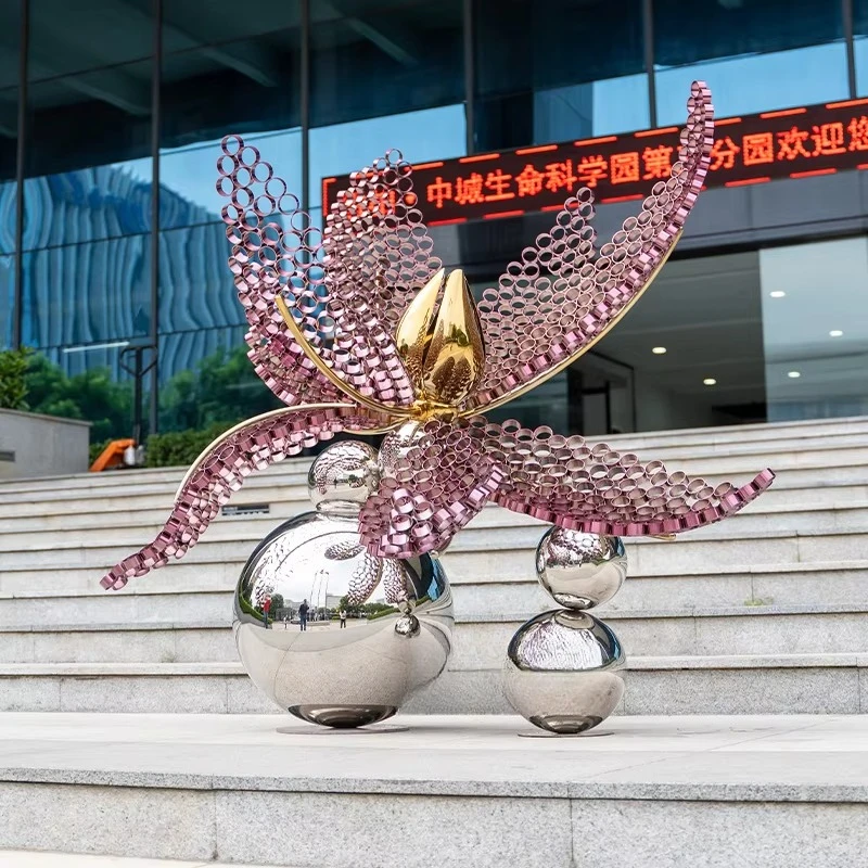 High quality outdoor garden animal art decorative stainless steel sculpture