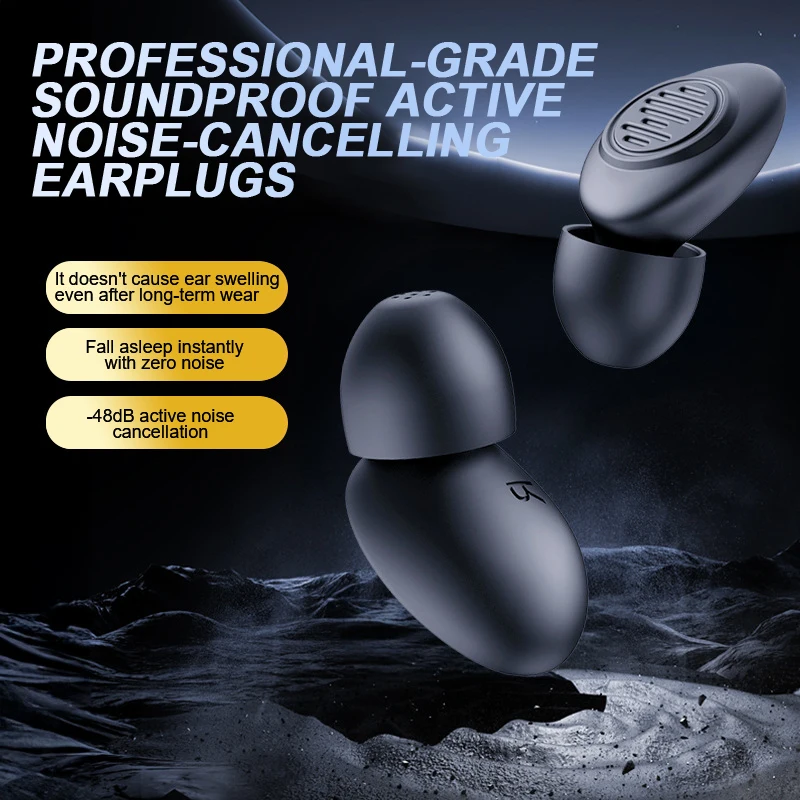Olyga Reusable Anti-noise Earplugs Soft Silicone Soundproof Earplug for Sleeping Against Snoring  Hearing Protection