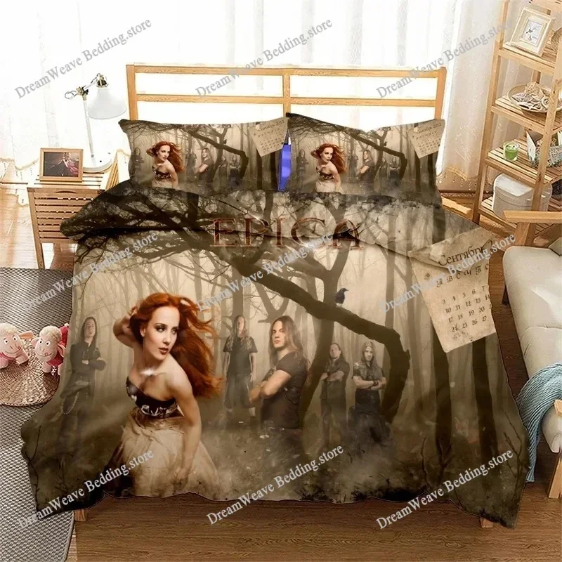 phechion EPICA 3D Print Bedding Set Duvet Covers Pillowcases One Piece Comforter Bedding Sets Bedclothes Bed Home TextileextileF
