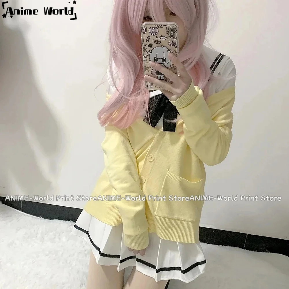 Anime Cosplay Costume pour filles, vous et plus proche et elle une histoire d'amour, Muko Aoi, Miyupastel, chemise, jupe, pull, uniforme JK, Halloween, taille personnalisée