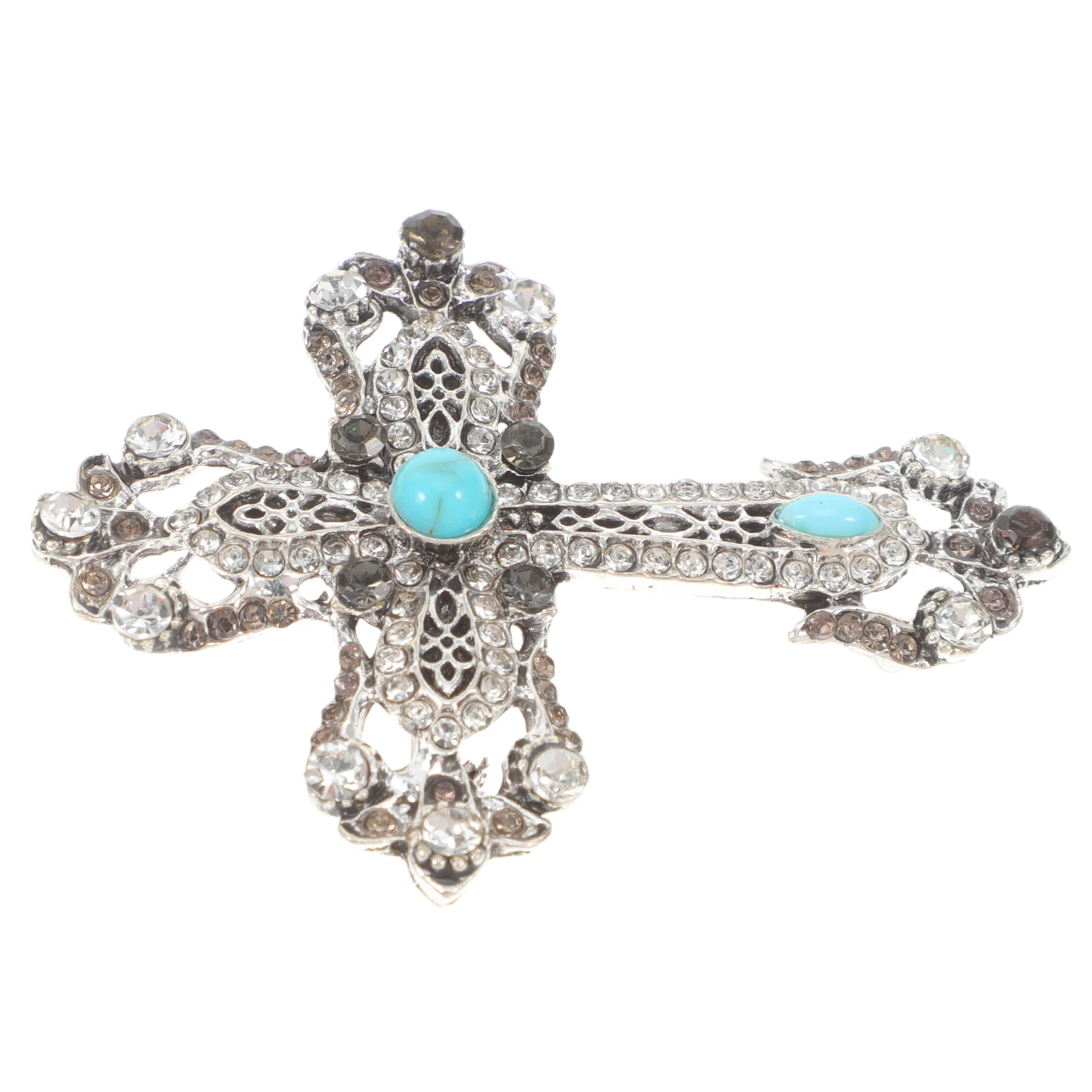 

Crystal Cross Brooch Pin Men Vintage Style Suit Accessories Wedding Formal Event Lapel Pin for Jackets Shirts Suit Chain for Men